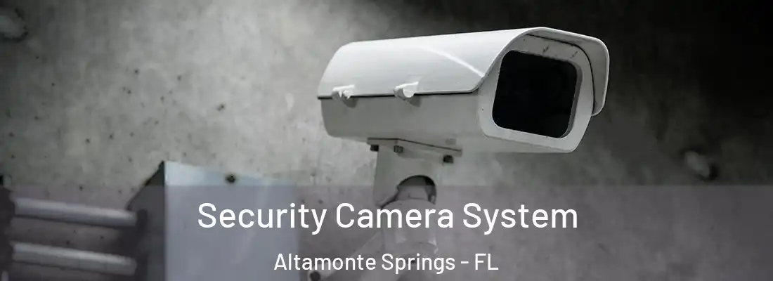Security Camera System Altamonte Springs - FL
